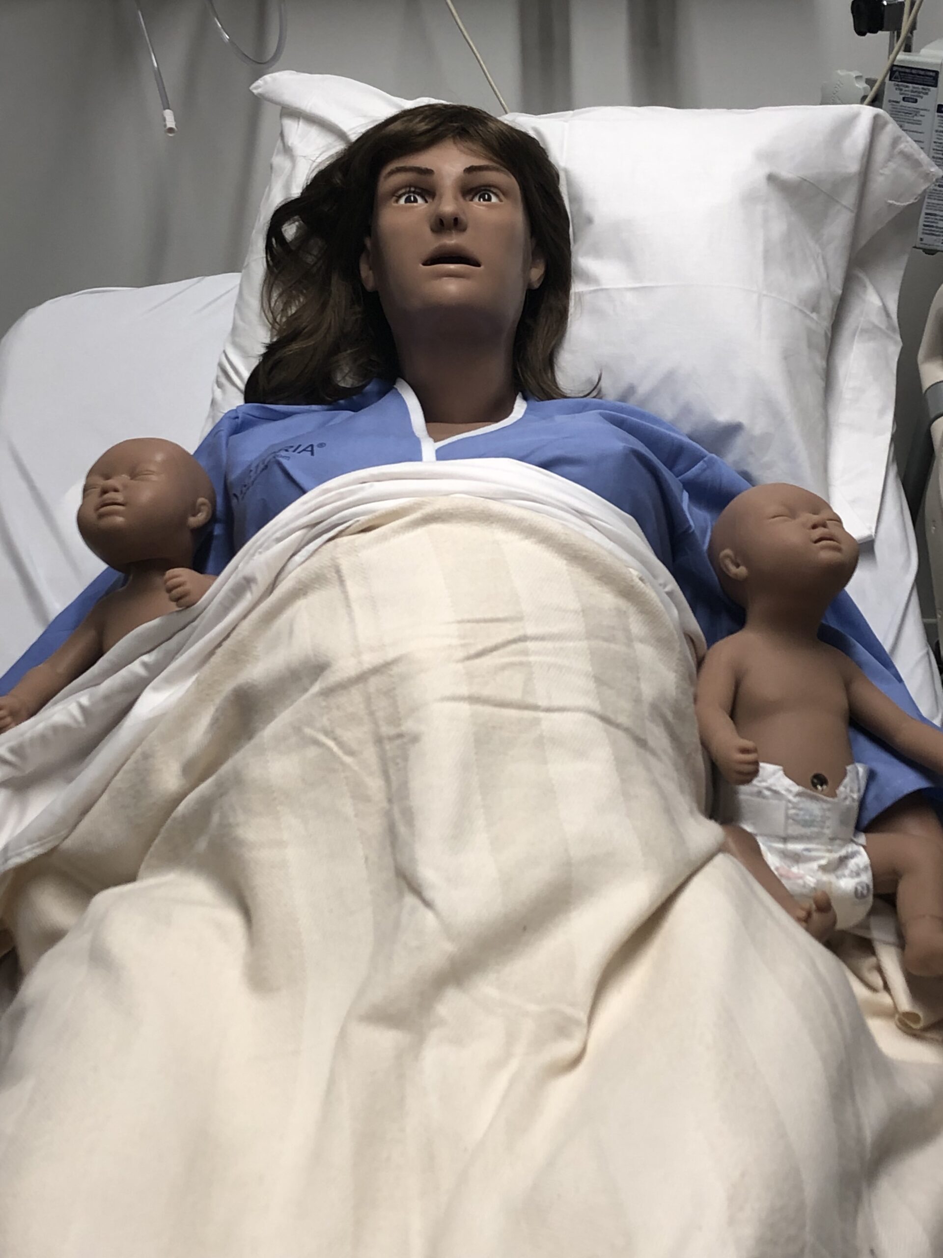 Manikin with babies