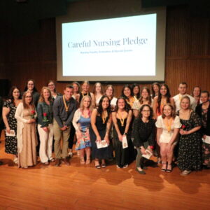pinning ceremony participants