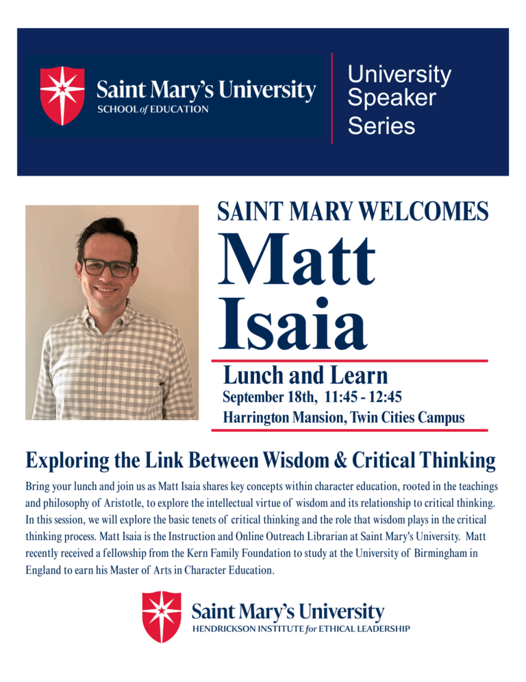 Matt Isaia Speaking Engagement