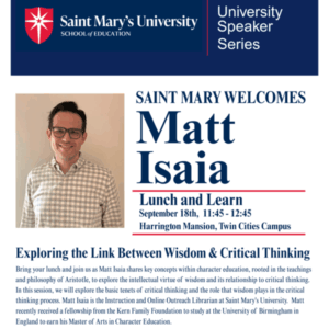 Matt Isaia Speaking Engagement