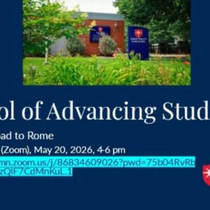Zoom Info Session--Study Abroad in Rome -Online BS Students